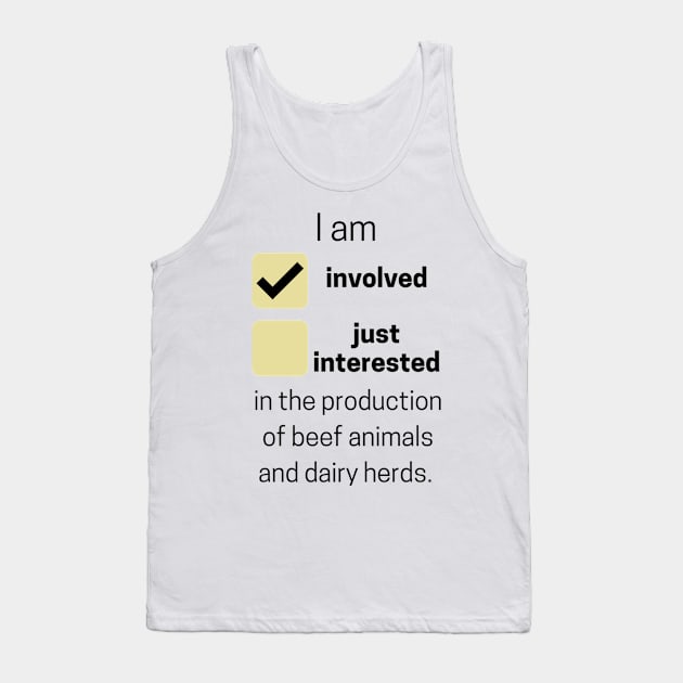 Involved Beef and Diary Network Tank Top by mywanderings